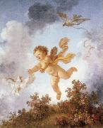 Jean-Honore Fragonard Pursuing a dove France oil painting reproduction